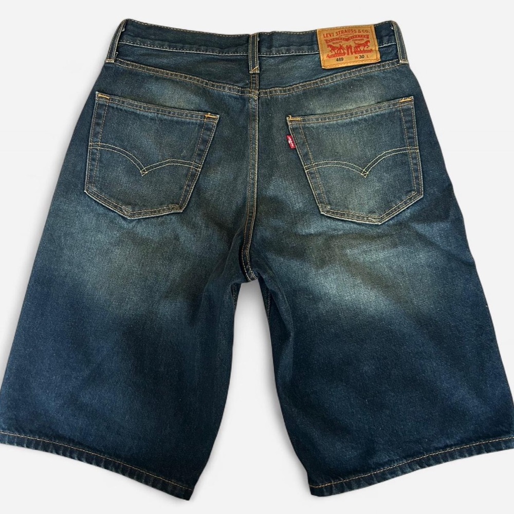 Levi's Dark Blue Jean Shorts for Men